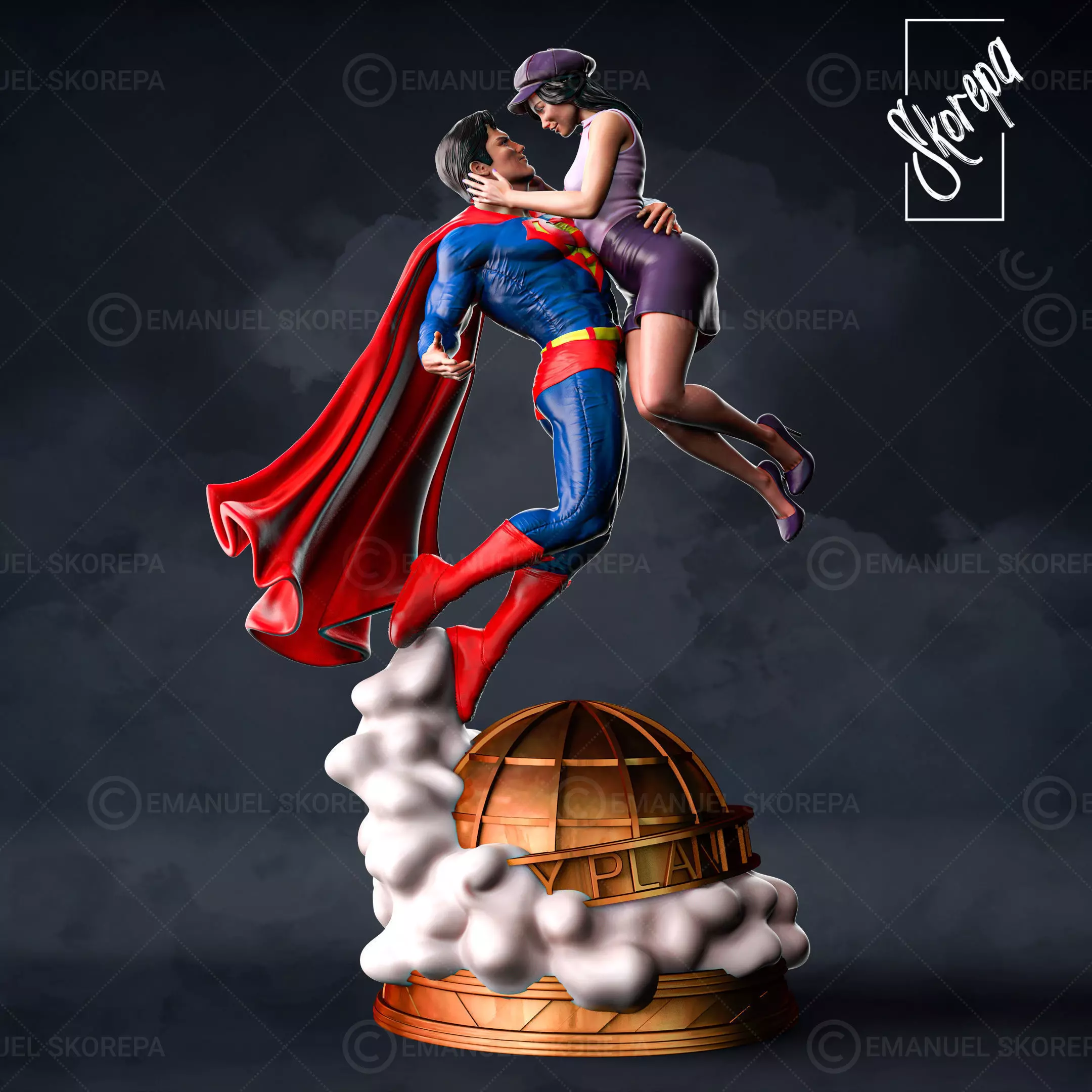 Superman and Lois 3D print model_0