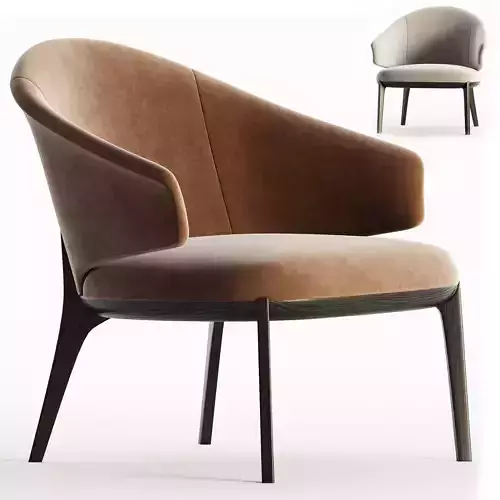 ERIKA Easy chair By HC28 Cosmo 3D model