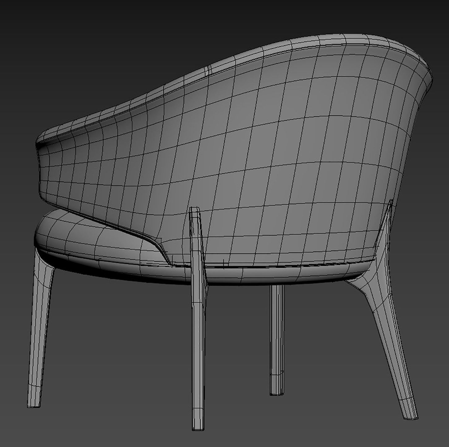 ERIKA Easy chair By HC28 Cosmo 3D model_9