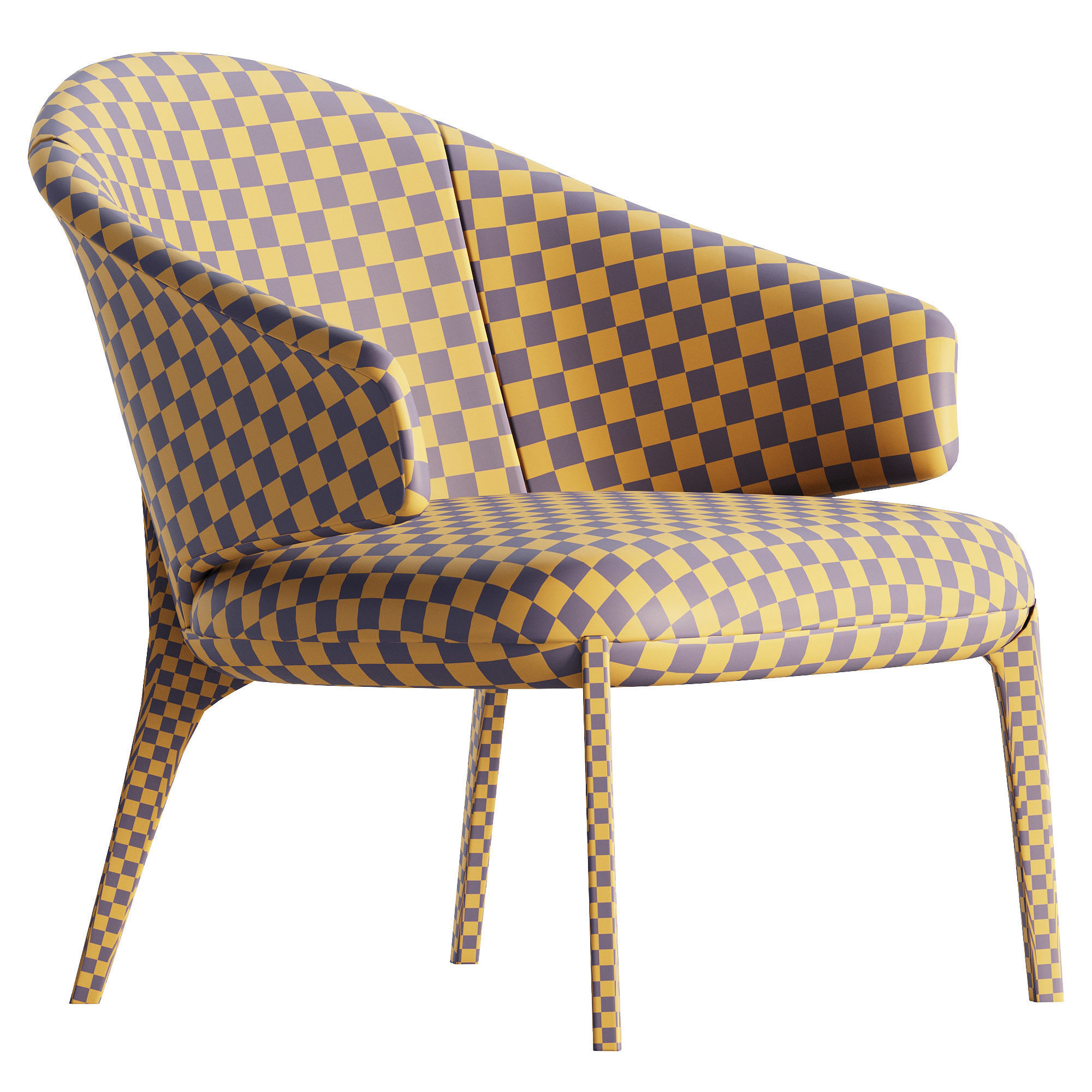 ERIKA Easy chair By HC28 Cosmo 3D model_6