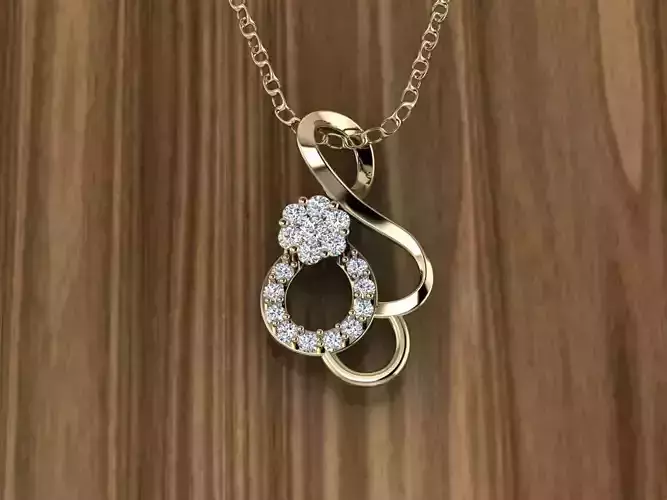 Jewelry Diamond Pendant