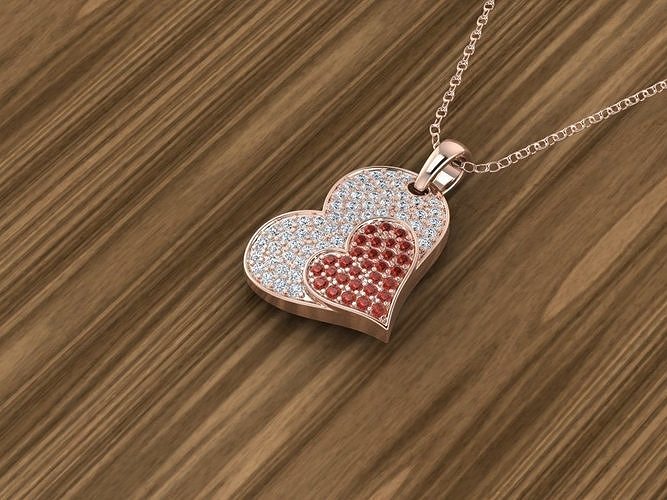 Heart Pendant 3D print model