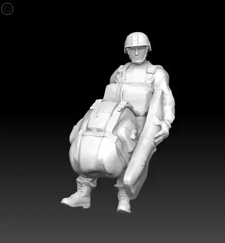 Paratrooper Helo Jump 3D print model