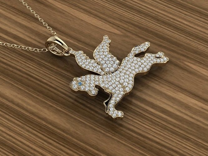 Pendant Pegasus 3D print model