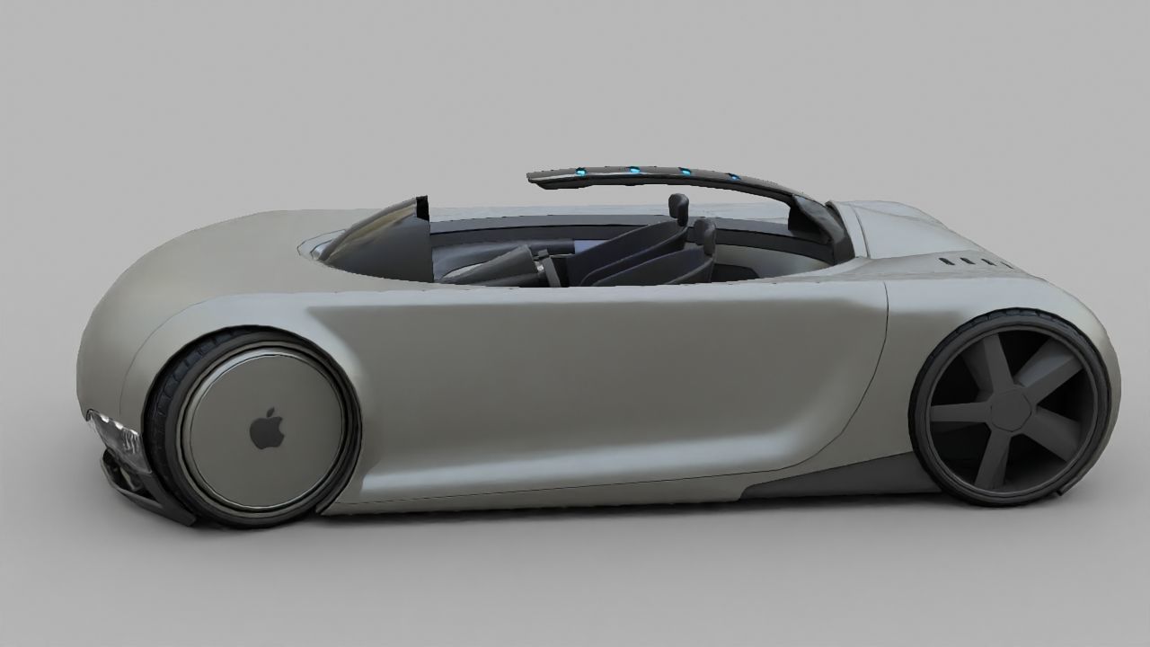 APPLE CONCEPT CAR rigged 3D model_22