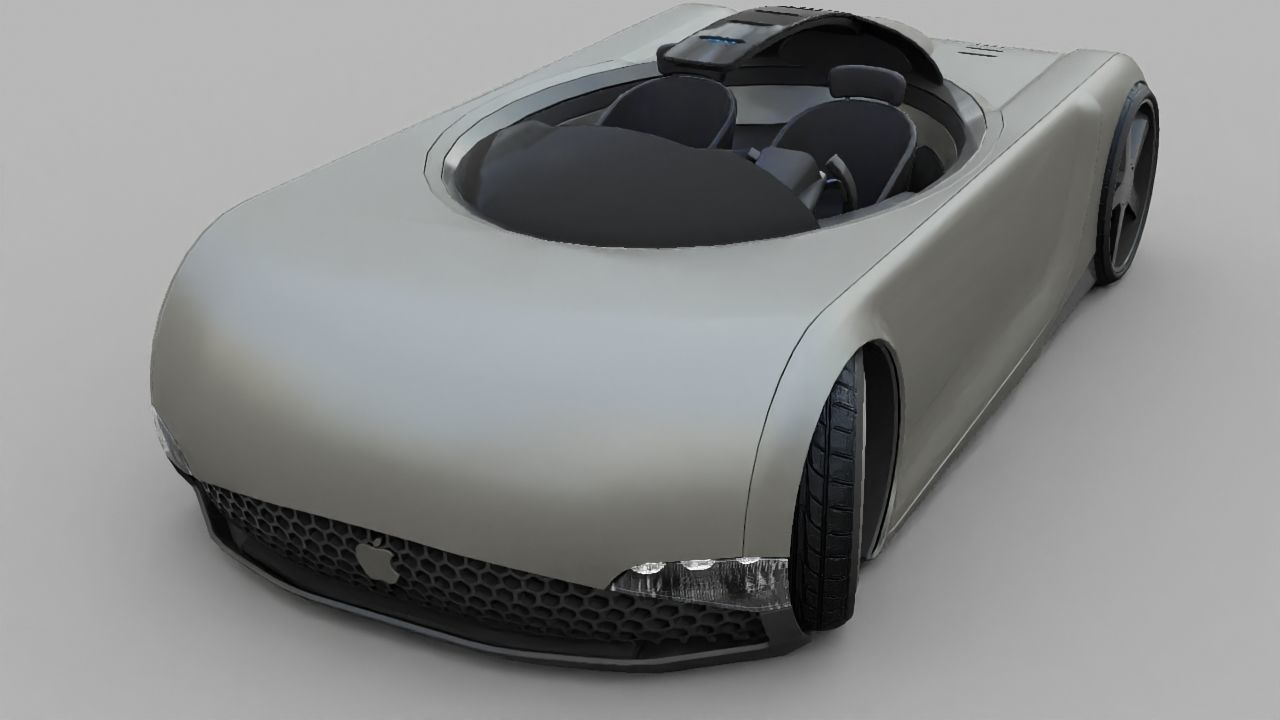 APPLE CONCEPT CAR rigged 3D model_20