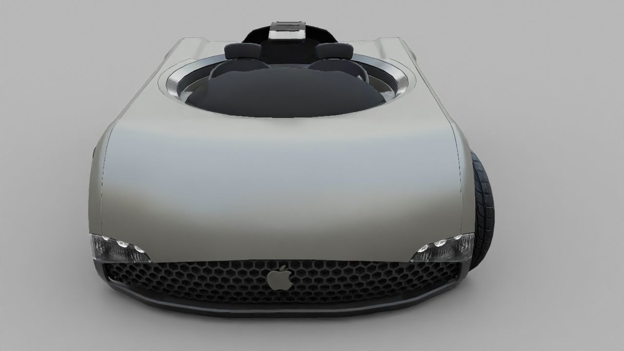 APPLE CONCEPT CAR rigged 3D model_19