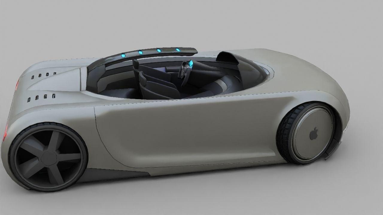 APPLE CONCEPT CAR rigged 3D model_15