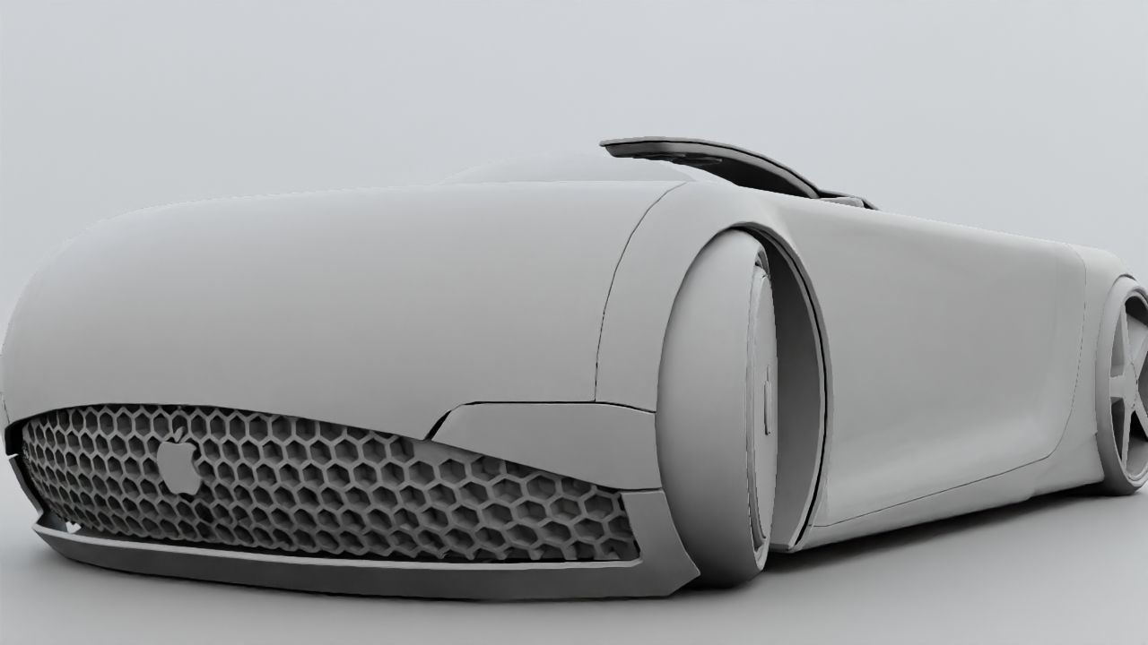 APPLE CONCEPT CAR rigged 3D model_36