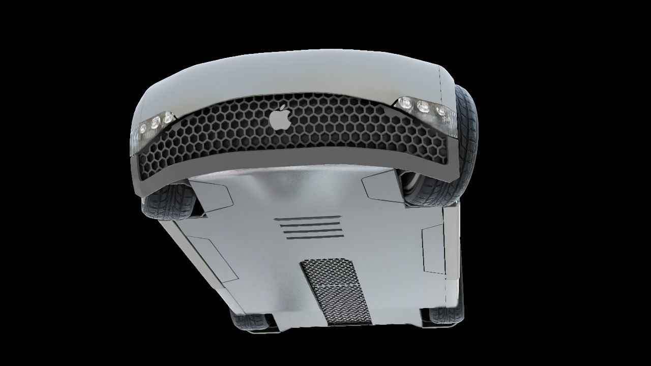 APPLE CONCEPT CAR rigged 3D model_30