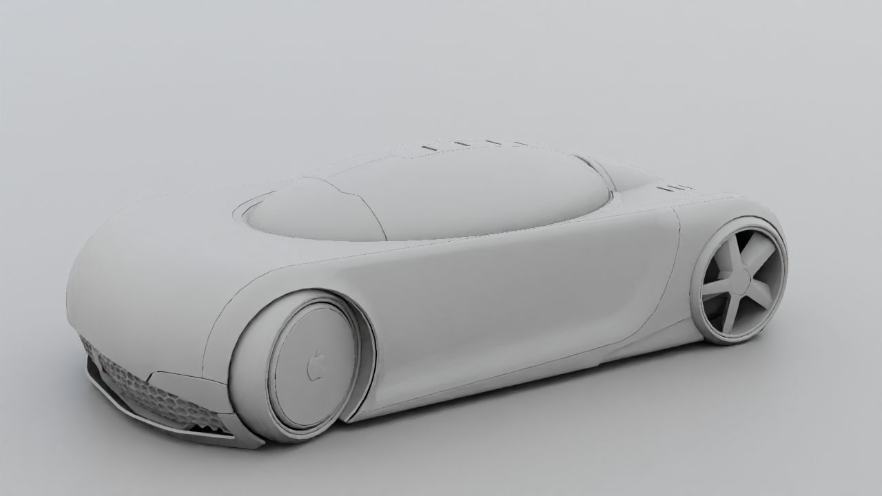 APPLE CONCEPT CAR rigged 3D model_32