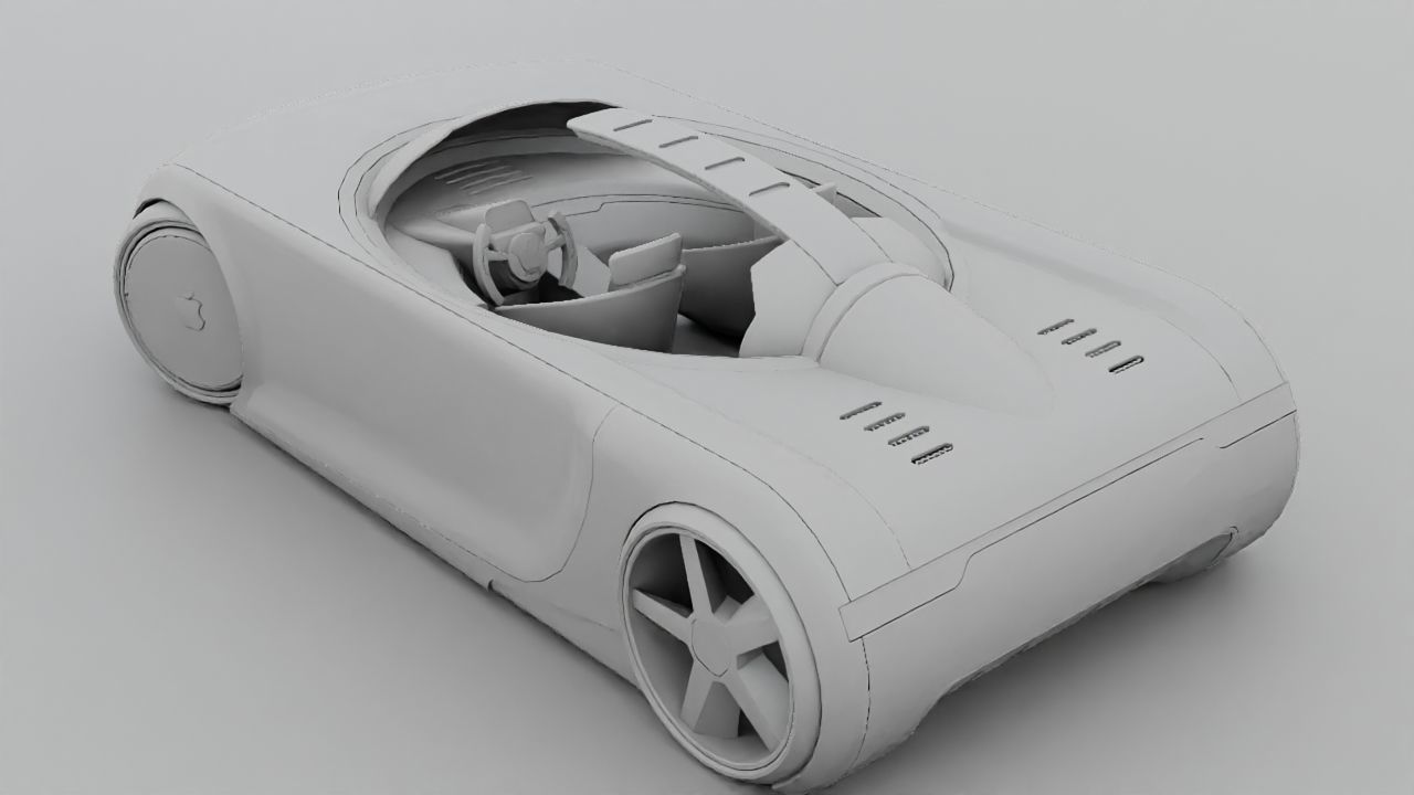 APPLE CONCEPT CAR rigged 3D model_34