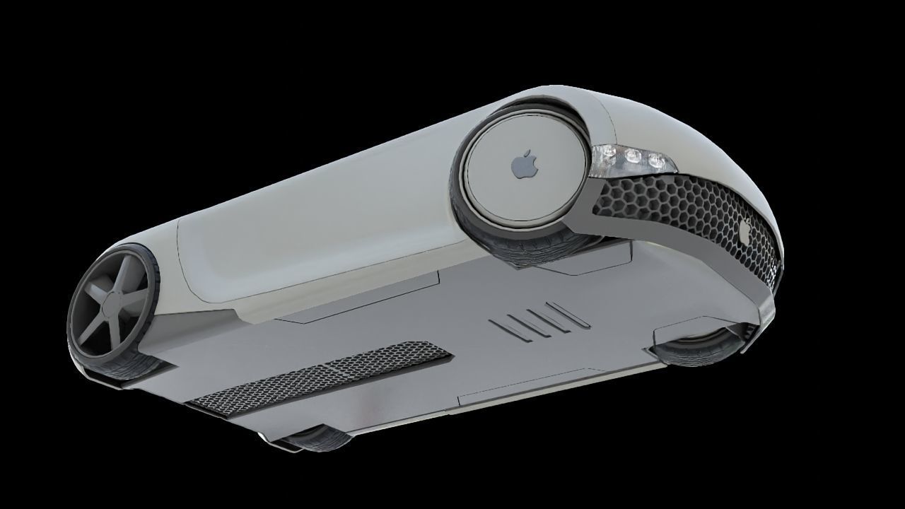 APPLE CONCEPT CAR rigged 3D model_29