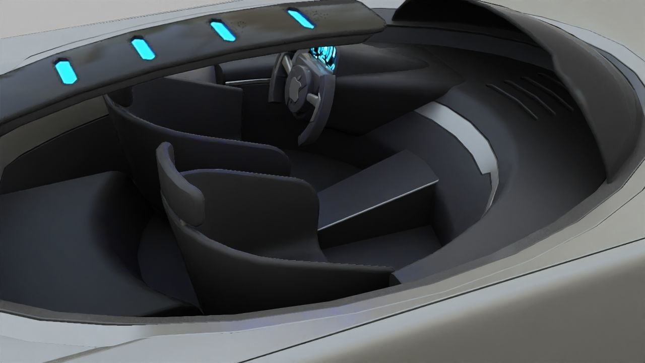 APPLE CONCEPT CAR rigged 3D model_27