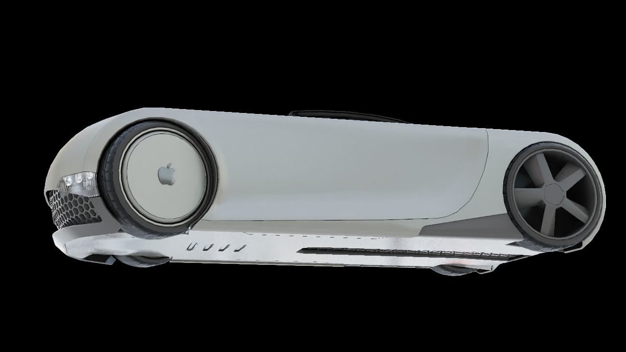 APPLE CONCEPT CAR rigged 3D model_31