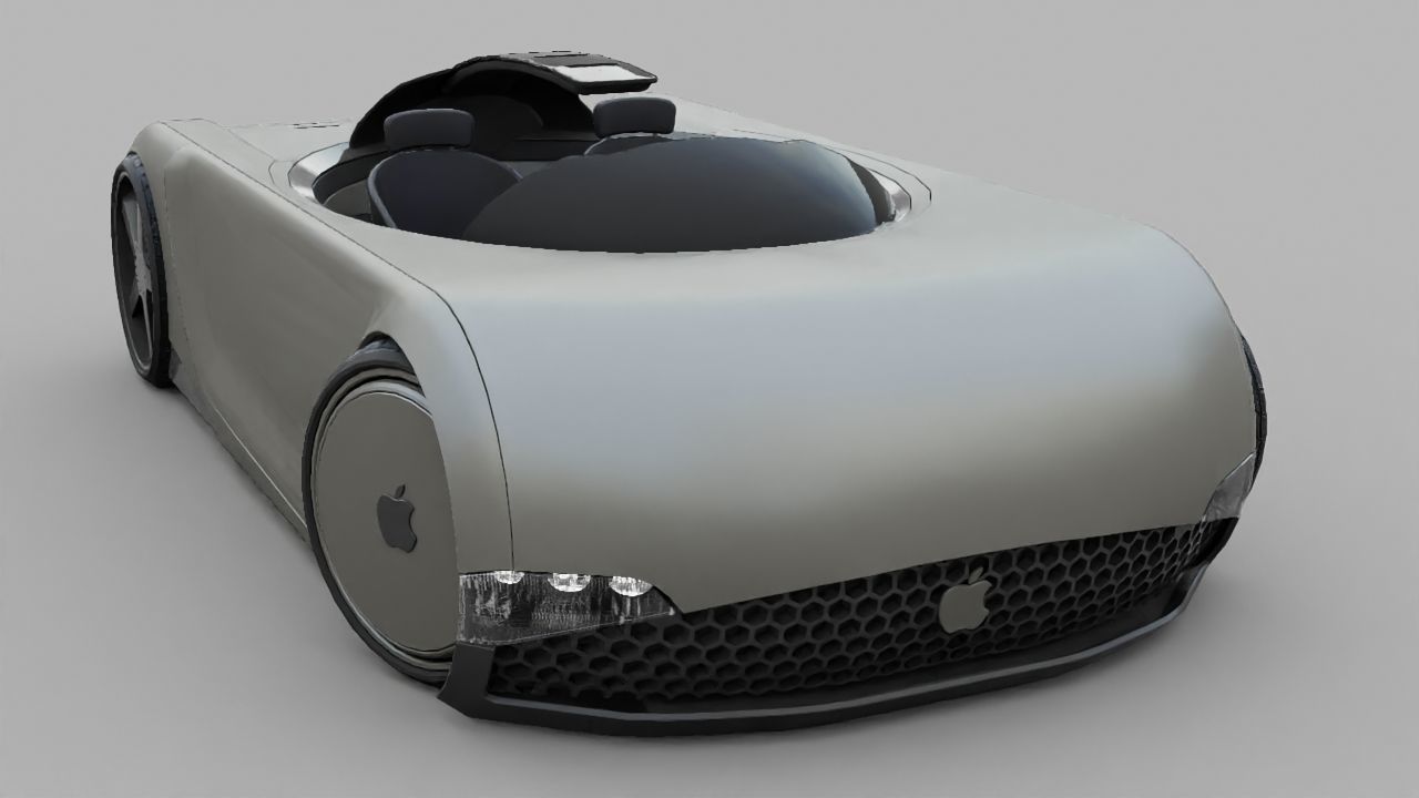 APPLE CONCEPT CAR rigged 3D model_18
