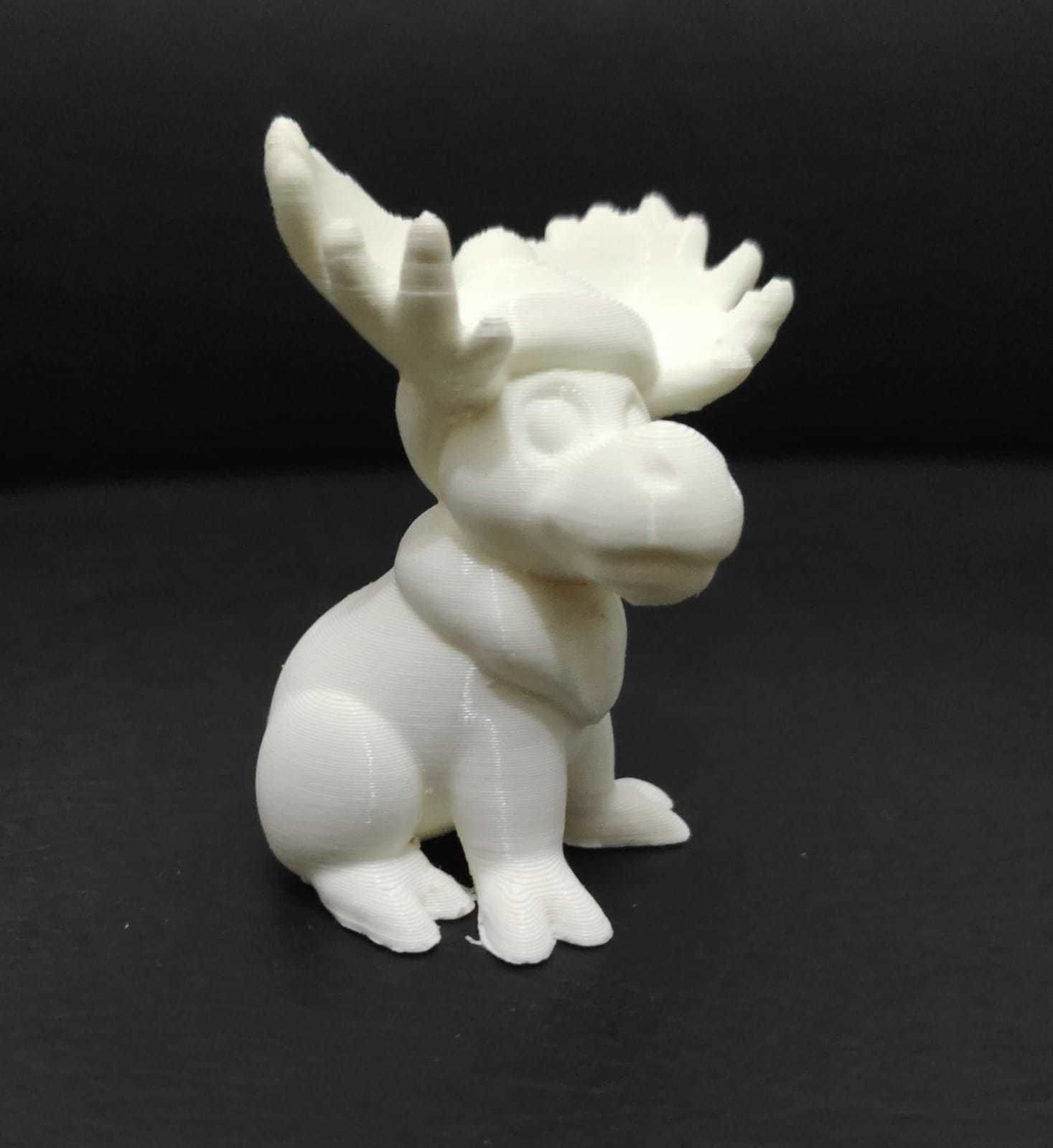 Moose Winter Cap 3D print model_9