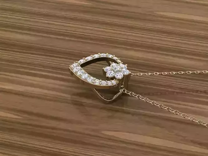 Heart Jewelry Pendant 3D print model