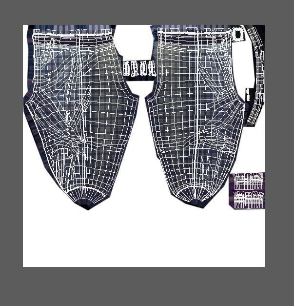 Cartoon High Poly Subdivision Avatar 017 3D Model Low-poly 3D model_7