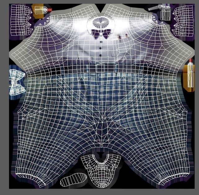 Cartoon Low Poly Style Avatar 017 3D Model Low-poly 3D model_6