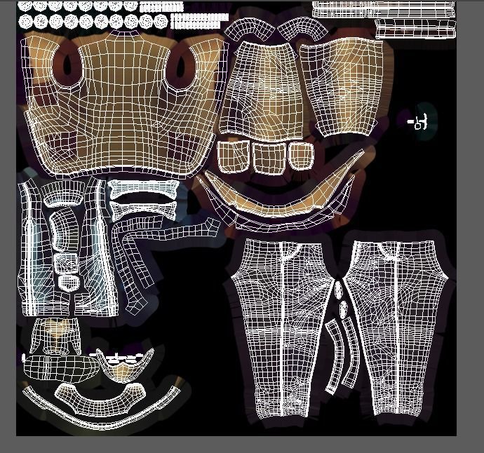 Cartoon High Poly Subdivision Avatar 018 3D Model Low-poly 3D model_6