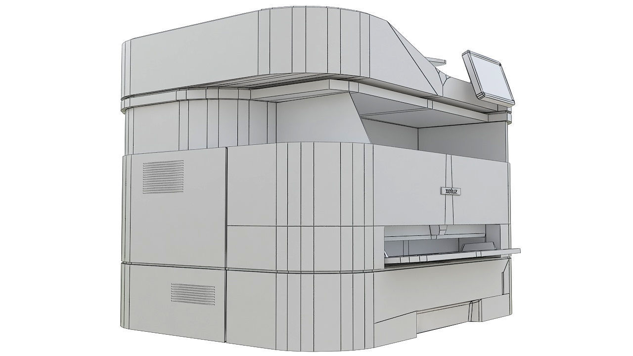 Multifunction printer 3D model_7