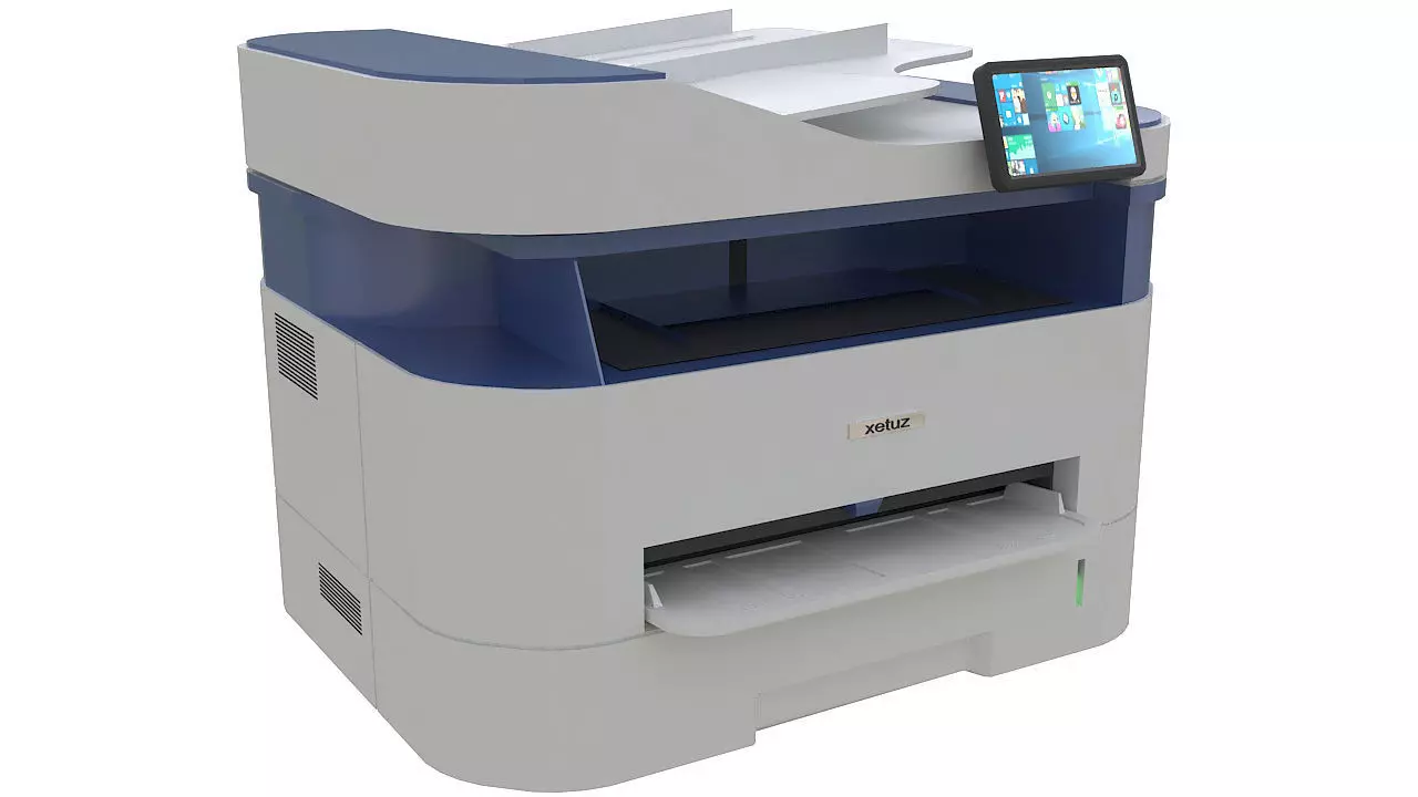 Multifunction printer 3D model_0