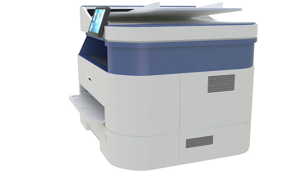 Multifunction printer 3D model_3