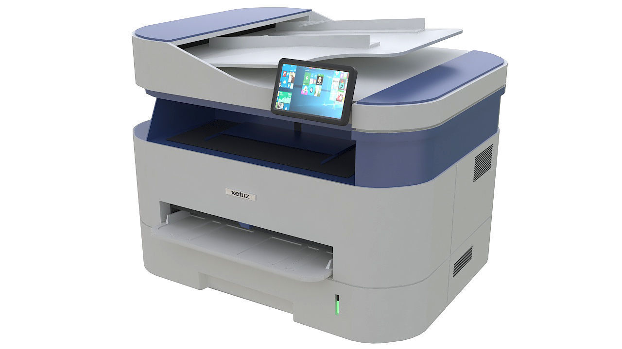 Multifunction printer 3D model_2