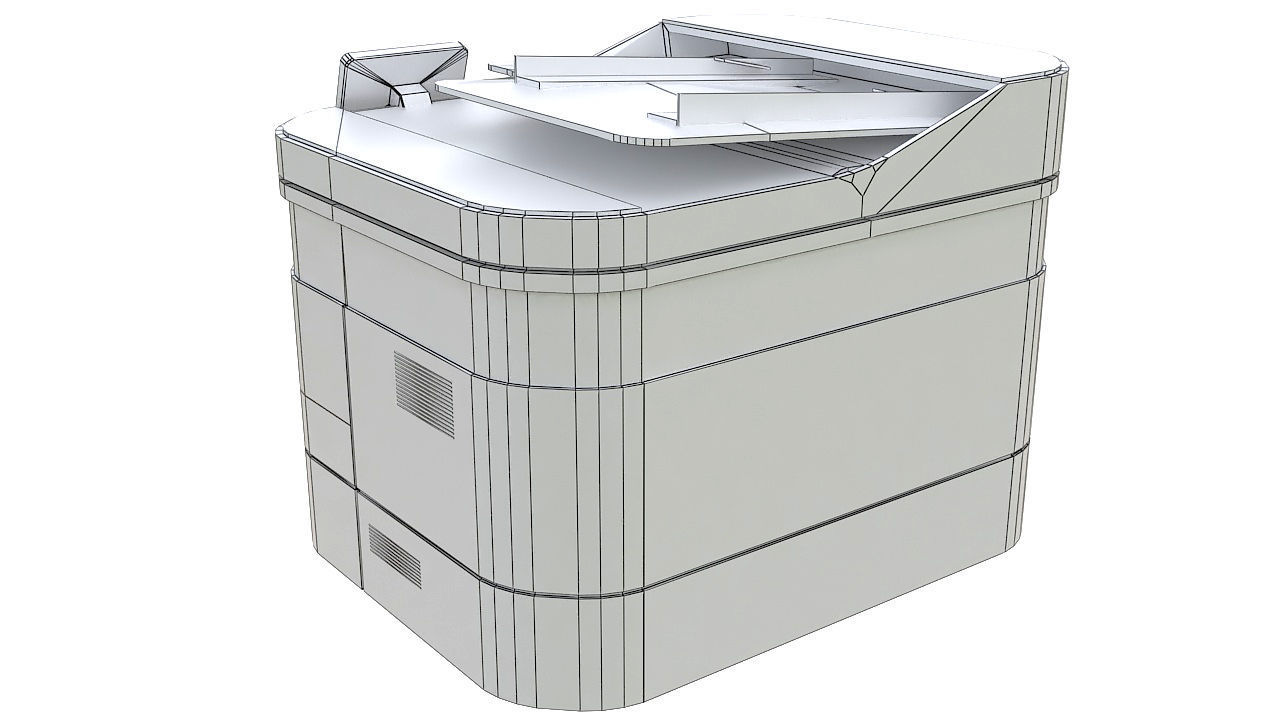Multifunction printer 3D model_9