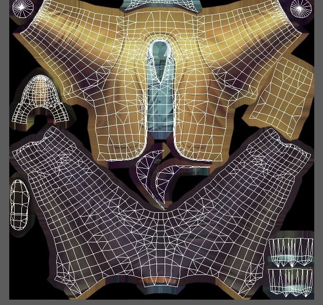 Cartoon Low Poly Style Avatar 018 3D Model Low-poly 3D model_8