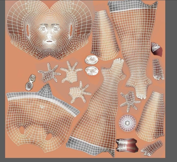 Cartoon Low Poly Style Avatar 018 3D Model Low-poly 3D model_7