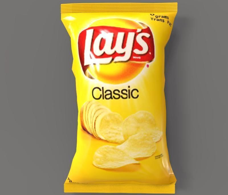 Chips Packets 3D model_3