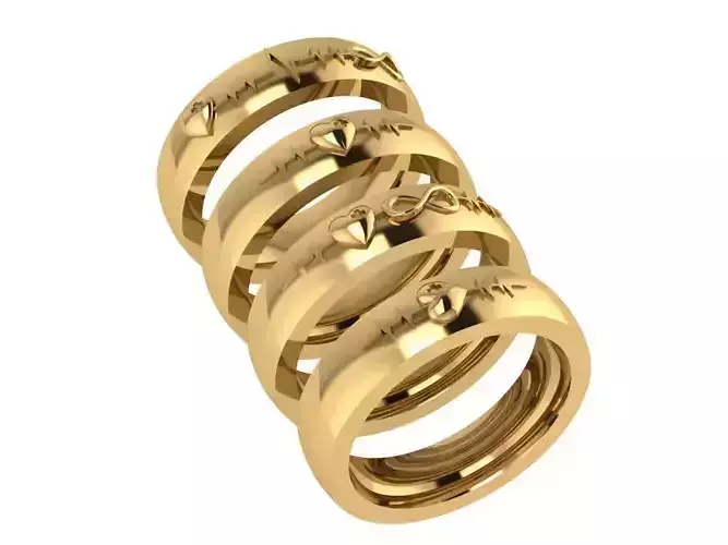 Ring274 lord of rings ring set