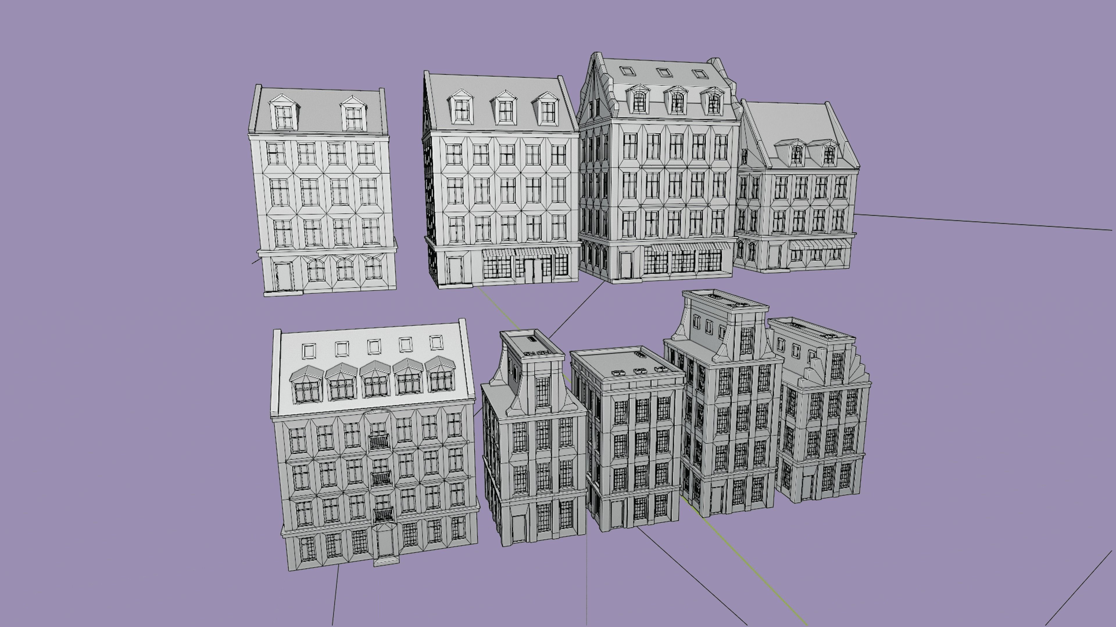 City 1 Low-poly 3D model_20