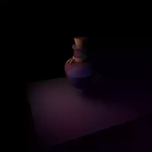 Potion Bottle 01 Free low-poly 3D model