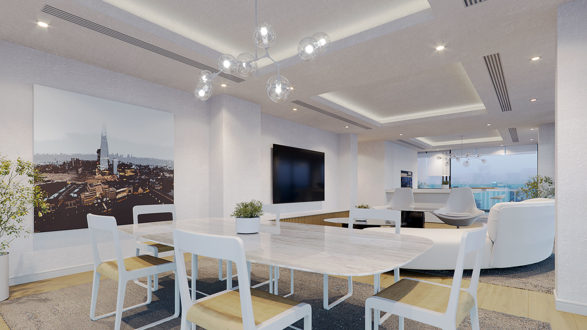 Corona - C4D Scene files - Complete Penthouse Apartment  3D model_3