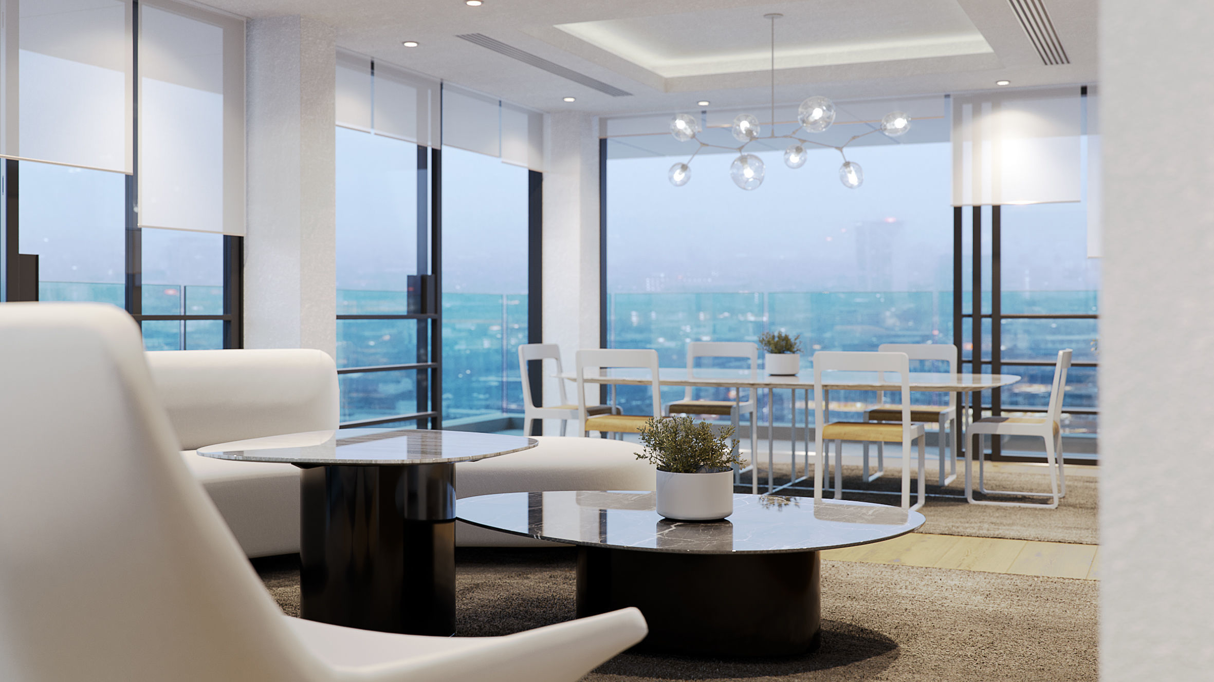 Corona - C4D Scene files - Complete Penthouse Apartment  3D model_5