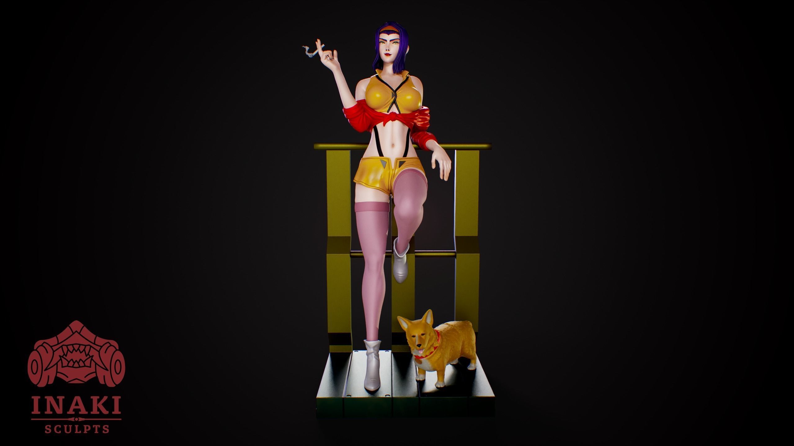 Faye Valentine - Cowboy Bebop 3D print model_3