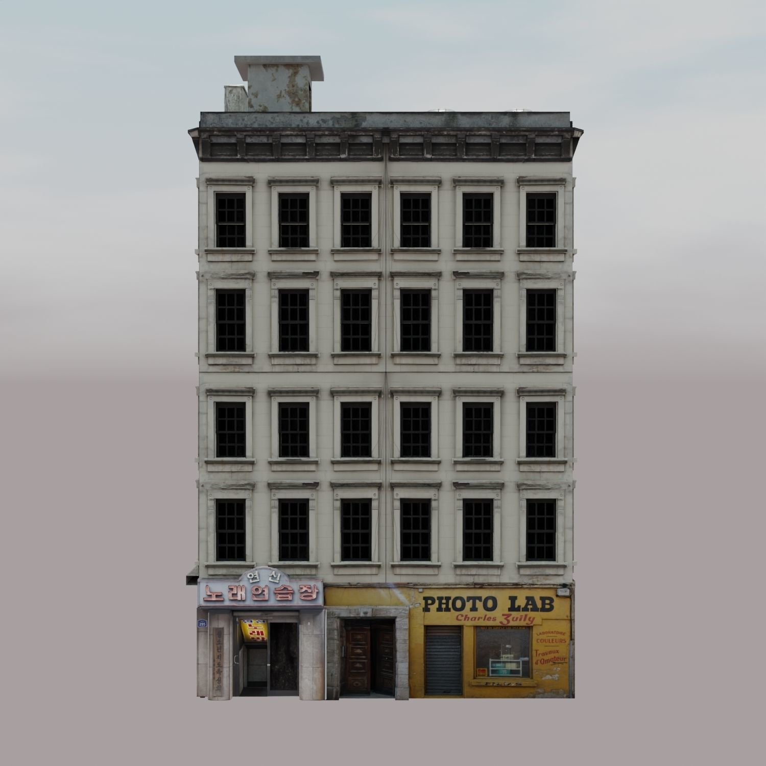 Residential Building Block free 3D model | CGTrader