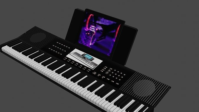 Modern  Piano  Low-poly 3D model