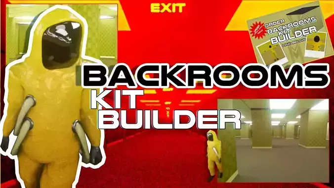 Backrooms Kit Builder 3D model