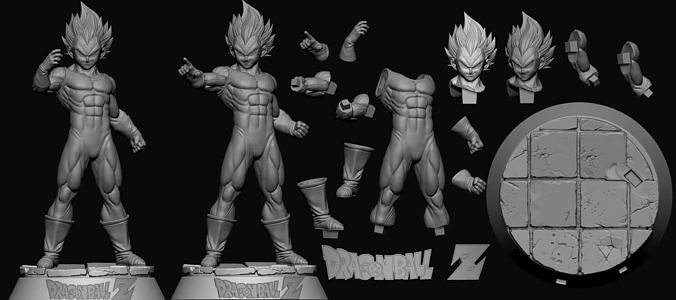 vejeta dbz 3D print model
