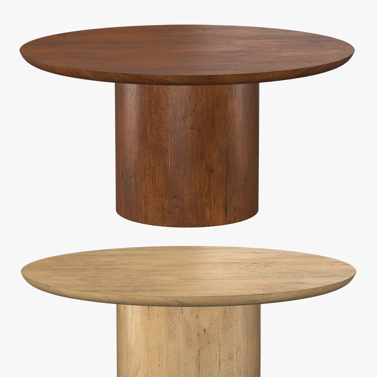 OSLO PEDESTAL ROUND DINING TABLE 3D model_8
