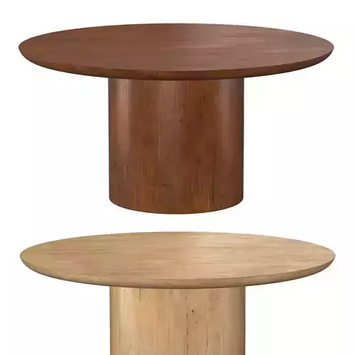 OSLO PEDESTAL ROUND DINING TABLE