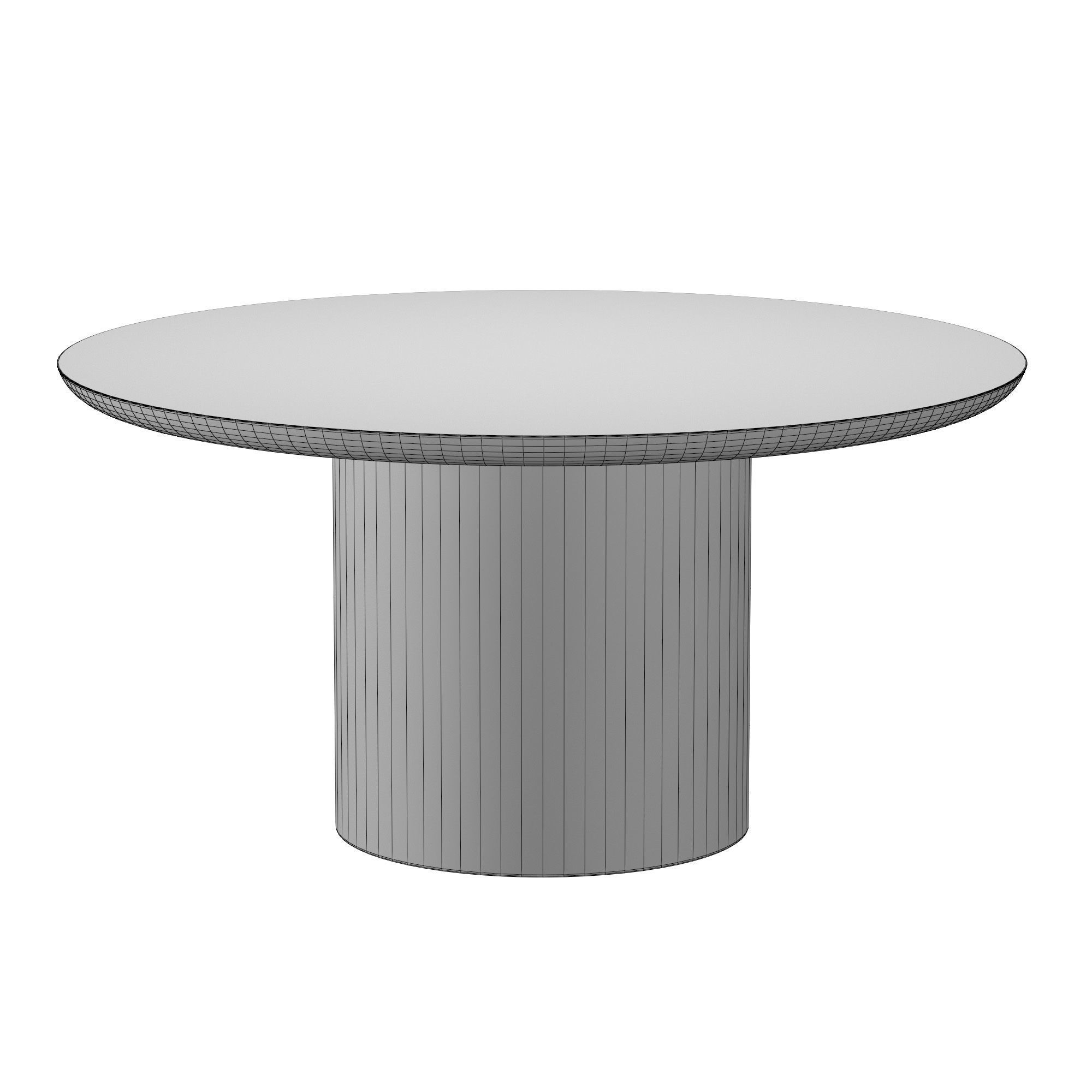 OSLO PEDESTAL ROUND DINING TABLE 3D model_7