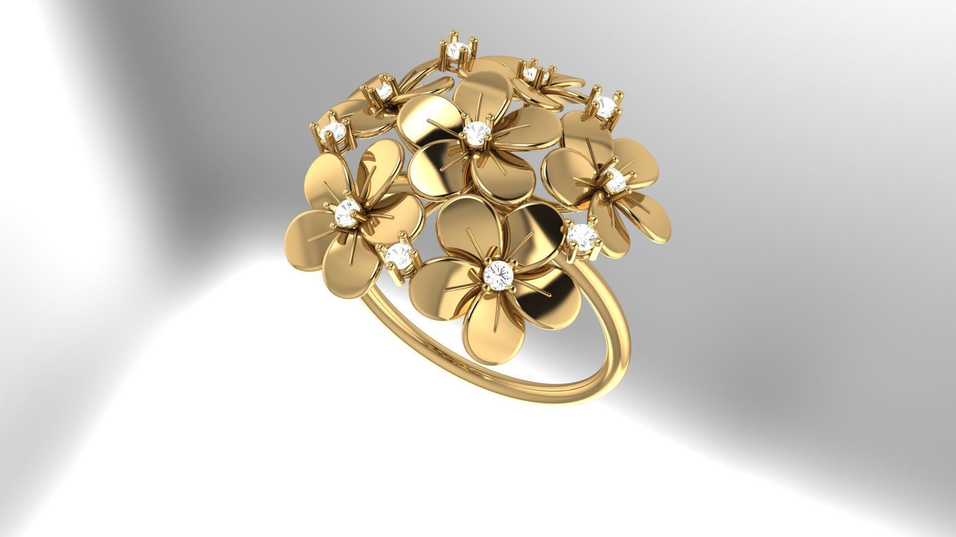 finger ring  3D print model_2