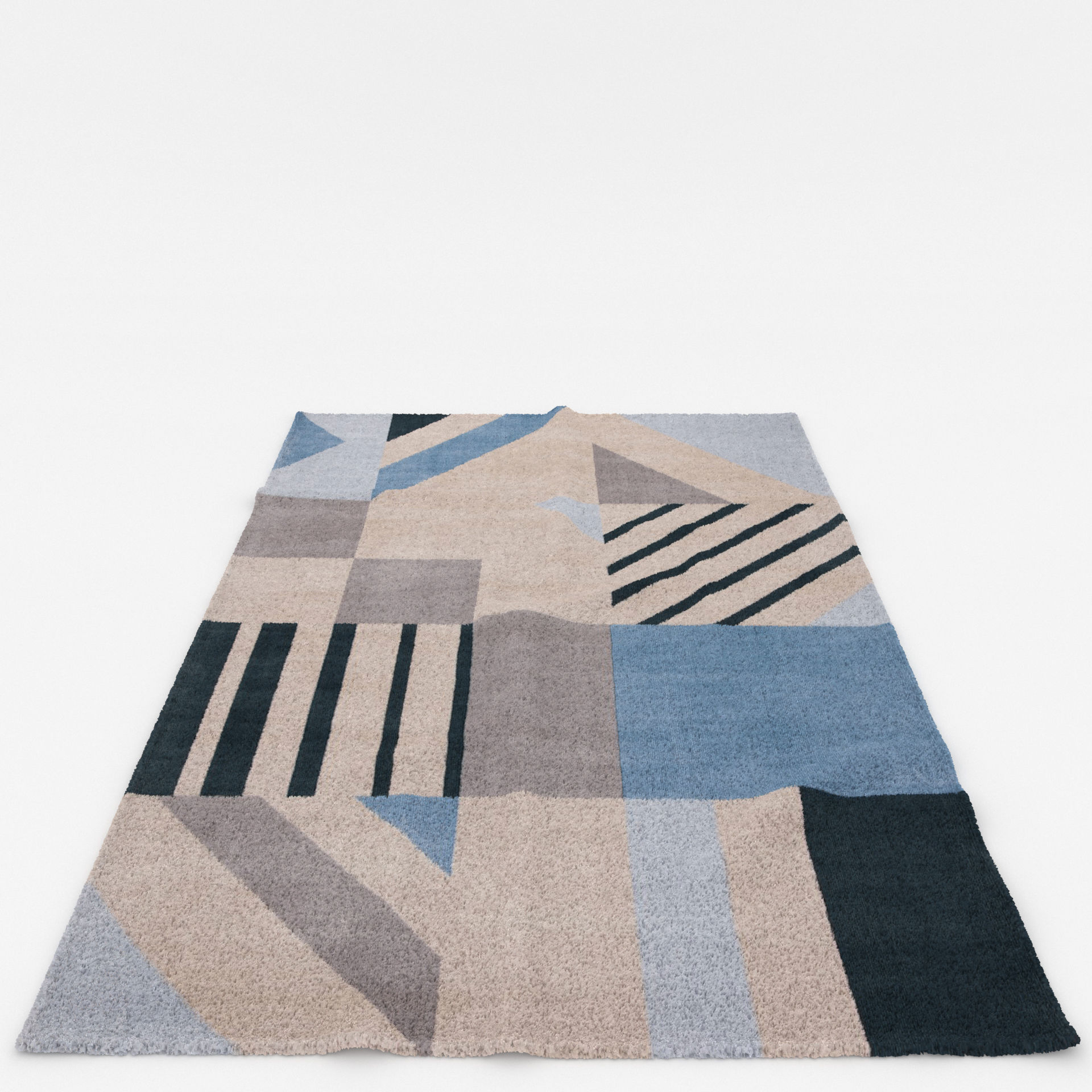 Rugs No 699 Low-poly 3D model_4