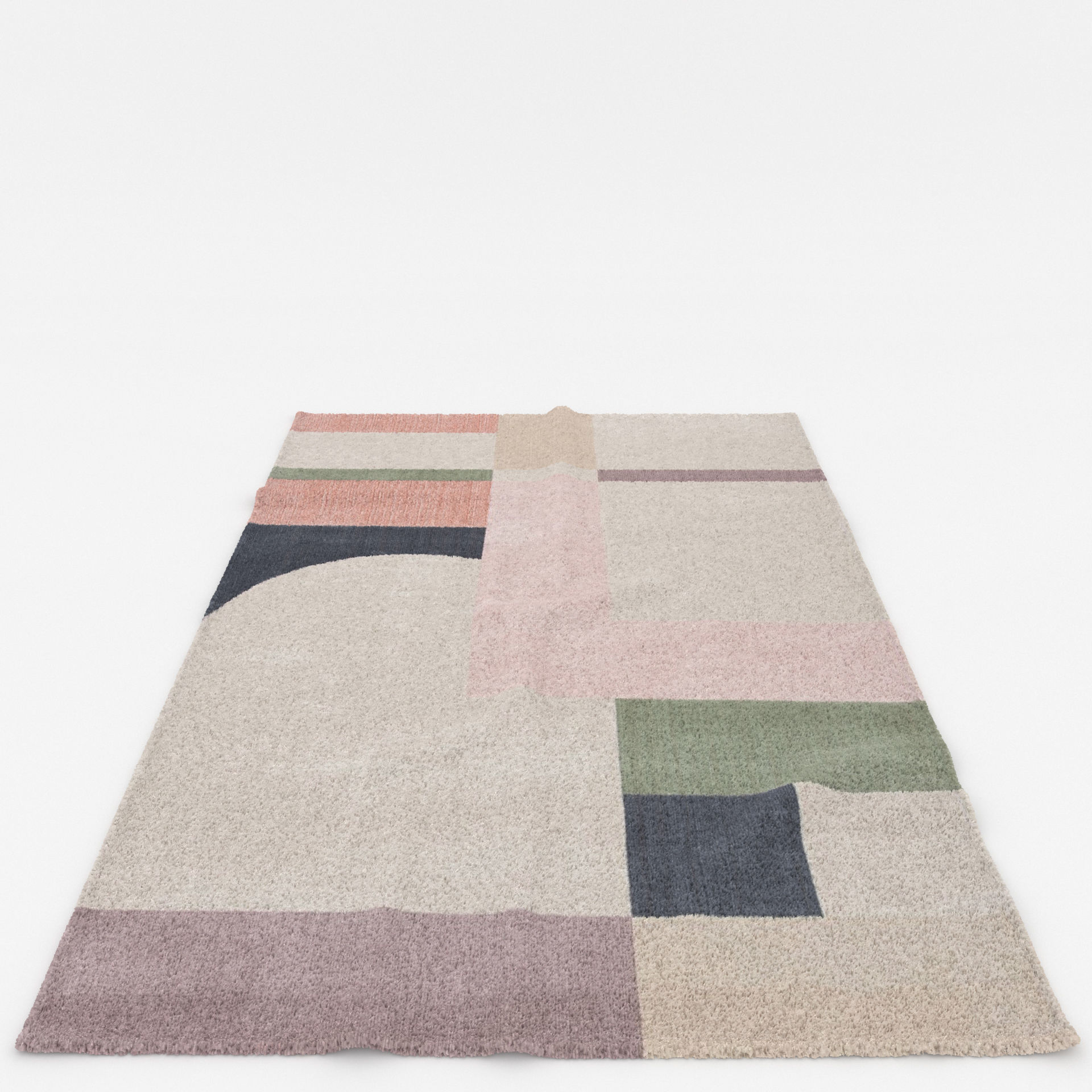 Rugs No 699 Low-poly 3D model_9