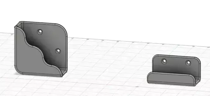 NOTEBOOK WALL MOUNT - MAX 27 MM THICK 3D print model